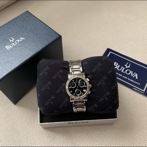 Women’s Bulova diamond accent watch
